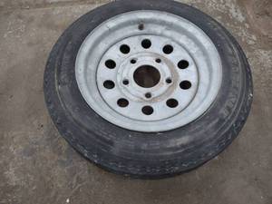 lot 294 image: Rim with Tire, 4.80-12...