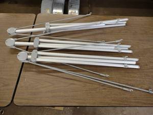 lot 325 image: (3) Banner Racks...
