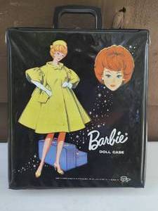 lot 10 image: Black Barbie Case with One Mattel Barbie Doll