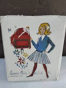 lot 15 image: Junior Miss Wardrobe Case with Two Dolls