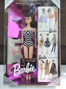lot 21 image: 35th Anniversary Barbie with McDonalds Toy