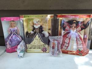 lot 23 image: Collection of Barbie Special Edition Dolls and McDonalds Toys