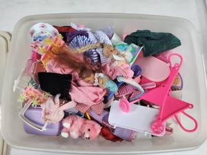 lot 27 image: Collection of Barbie Clothing and Accessories