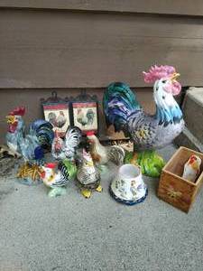 lot 117 image: Collection of Roosters and Chickens