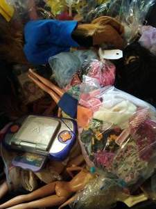 lot 168 image: Large Bin Filled with Barbies