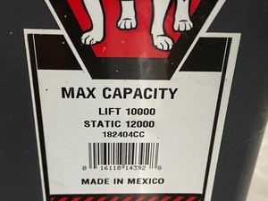 lot 5 image: Bulldog 10,000# Drop-Leg Jack