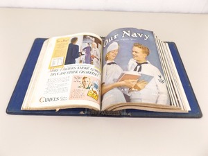 lot 43 image: Collection of 1945 and 1946 Our Navy Magazines