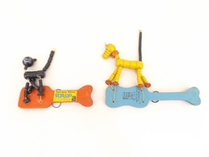 lot 60 image: 2 VERY COOL 1930s Fisher Price Wood Pop Up Pluto and Tailspin Tabby Toys