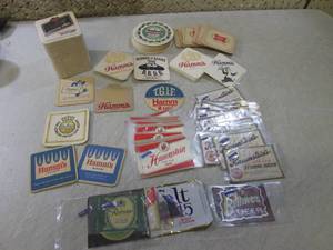 lot 21 image: (EC1) Assorted Vintage Beer Coaster...