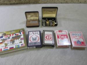 lot 32 image: (EC1) Assorted Cuff Links, Money Cl...