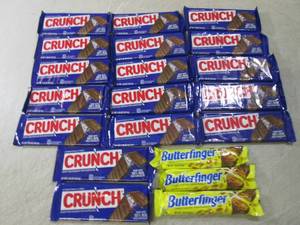 lot 50 image: (B-2) 20 Assorted Candy Bars Past D...