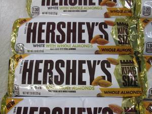 lot 62 image: (B-1) 12 King Size Hersheys White w...