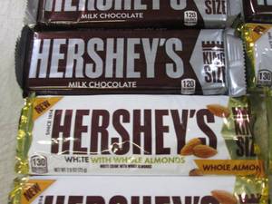 lot 63 image: (B-1) Assorted Hersheys King Size C...