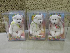 lot 113 image: (BSB) Lot of 3 TY Color Me Beanie B...