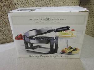 lot 128 image: (F-2) Rotating Belgian Waffle Maker...