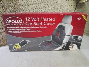 lot 129 image: (EW3) 12 Volt Heated Car Seat Cover...