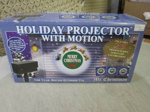 lot 130 image: (D-3) Holiday Projector with Motion...