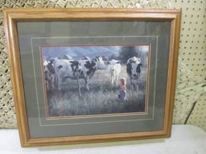 lot 152 image: (RMC) Framed Print 25 14 x 21 14...