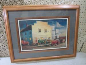 lot 157 image: (RMC) Framed Signed Friendly Rival...