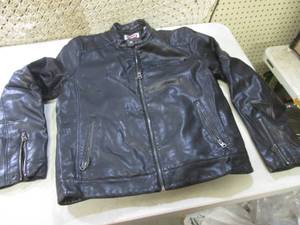 lot 181 image: (F-0) Levis Faux Leather Jacket Si...
