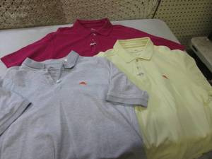 lot 213 image: (BSB) 3 Tommy Bahama Short Sleeve P...