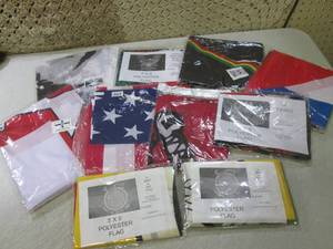 lot 231 image: (F-0) Lot of 10 Assorted 3 ft x 5 f...