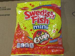 lot 240 image: (B-1) 24 Bags of Swedish Fish Mini ...