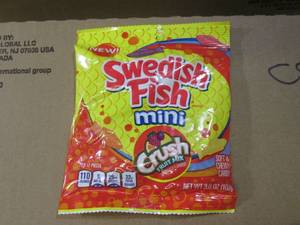 lot 243 image: (B-1) 24 Bags of Swedish Fish Mini ...