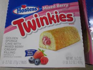 lot 261 image: (B-1) 3 Boxes of Hostess Mixed Berr...