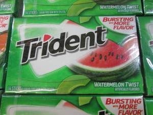 lot 292 image: (B-2) 24 Packs of Trident Watermelo...