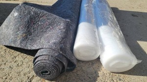 200 SQFT OF UNDERLAYMENT, 2 NEW PACKS AND 1 PARTIAL OF DENIEM