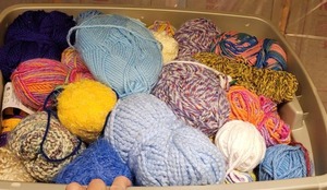 BIN OF YARN