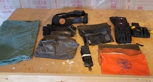 LOT OF MISC. POUCHES AND BAGS