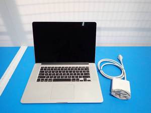 Apple&nbspMacBook Pro A1398&nbspINTEL(R) CORE(TM) I7-4870HQ CPU  2.50GHZ  16GB DDR3 RAM  251GB Apple PCIe SSD &nbspScreensize15.4&nbspResolution2880 x 1880 (includes power cable)(includes IOS)