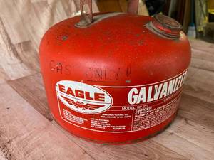 lot 66 image: Vintage Eagle Gas Can