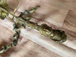 lot 70 image: 2 Vintage Ornate Wall Mount Lights
