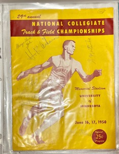 lot 104 image: Vintage University of Minnesota Sports Programs