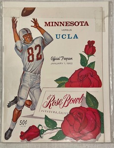 lot 42 image: 1961 and 1962 University of Minnesota Rose Bowl Programs