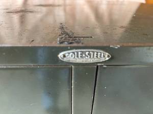 lot 90 image: Vintage Cole Steel Two Drawer Storage Piece