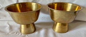 lot 124 image: Vintage Brass Asian Items