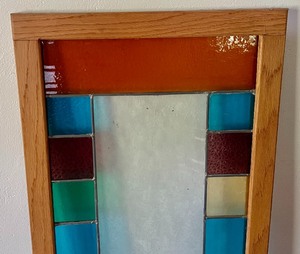 lot 168 image: Stunning Stained Glass Window