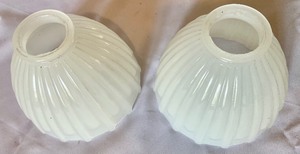 lot 135 image: 2 Vintage Light Globes
