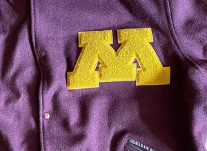 lot 177 image: Vintage University of Minnesota Letter Jacket