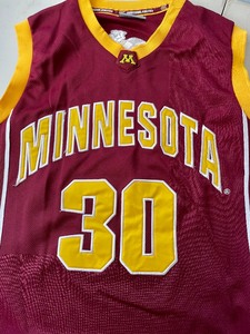 lot 191 image: University of Minnesota Kids Basketball and Hockey Jersey