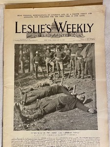lot 326 image: Vintage Leslies Weekly Newspapers