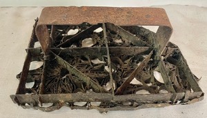 lot 358 image: Metal Batik Stamp