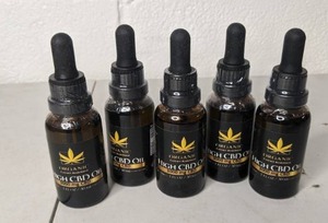 lot 137 image: Be Healthy. Organic CBD 5,000 mg (5) Bottles