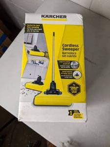 lot 177 image: Karcher KB5 Cordless Sweeper for Hard Floors and Low-Pile Carpet