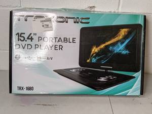 lot 183 image: Trexonic 15.4 Inch Portable DVD Player with TFT-LCD Screen and USBSDAV Inputs