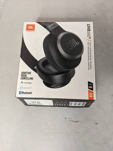 lot 21 image: JBL Live 660NC Wireless Noise-Cancelling Over-the-Ear Headphones  Black